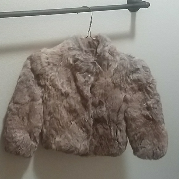 Genuine Rabbit Fur Jacket - Picture 1 of 4